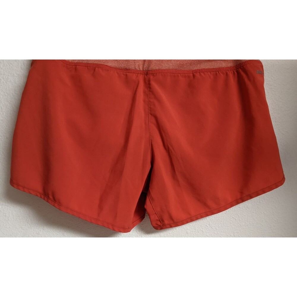Women's NIKE Orange Athletic Elastic Waist 4" Running Shorts Size Small - Picture 8 of 12